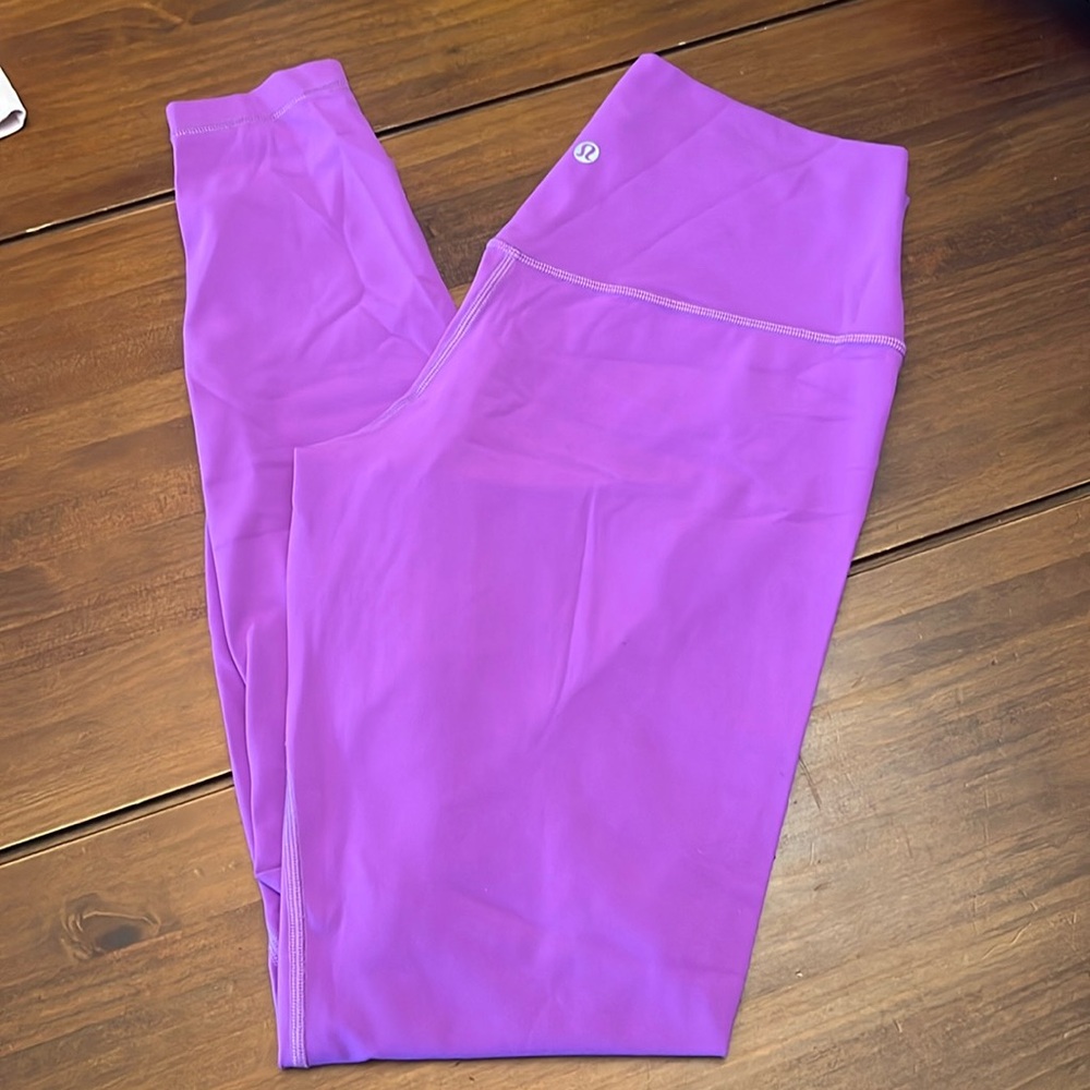 Purple Lululemon leggings size 10 NWOT